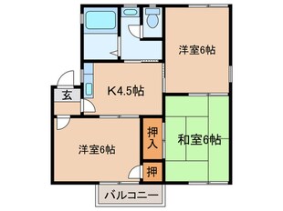 ハイホーム新宮の物件間取画像